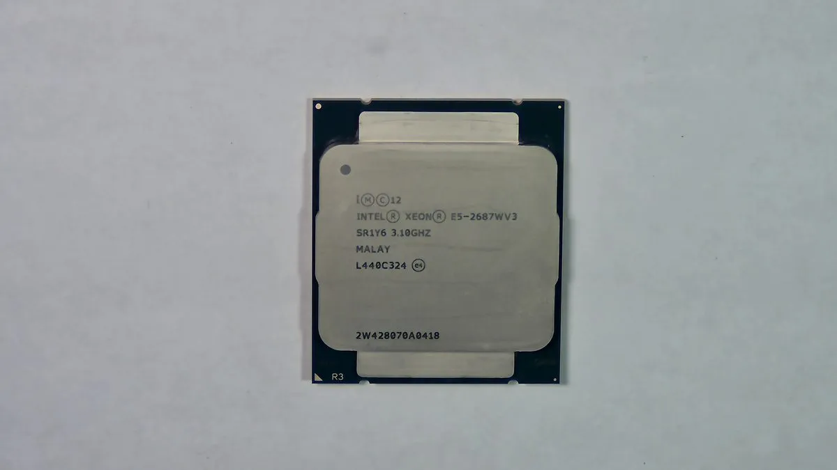 Intel Xeon E5-2687W v3 Processor — photo of our stock