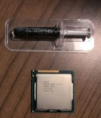 Intel Xeon E3-1220 Processor — photo of our stock