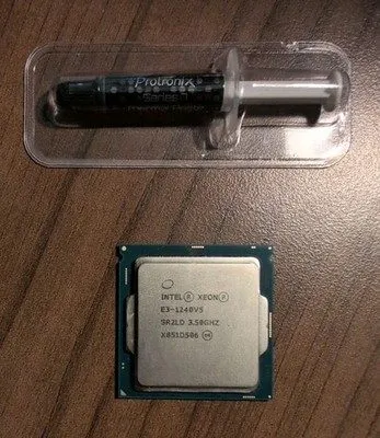 Intel Xeon E3-1240 V5 Processor — photo of our stock