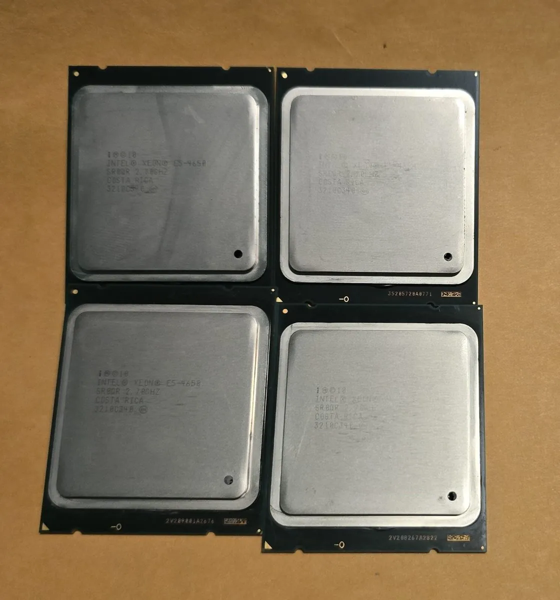 Intel Xeon E5-4650 Processor — photo of our stock