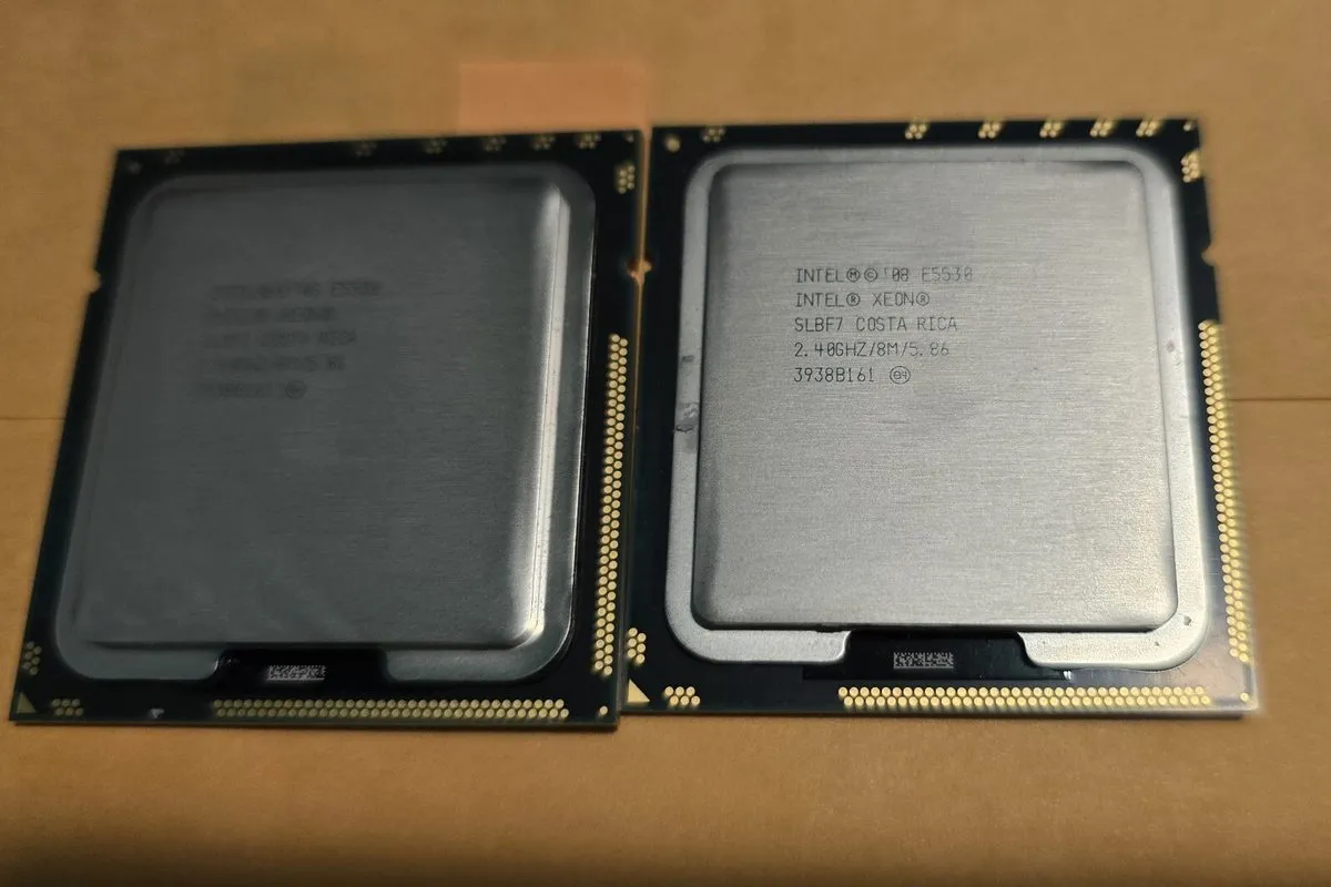 Intel Xeon E5530 Processor — photo of our stock