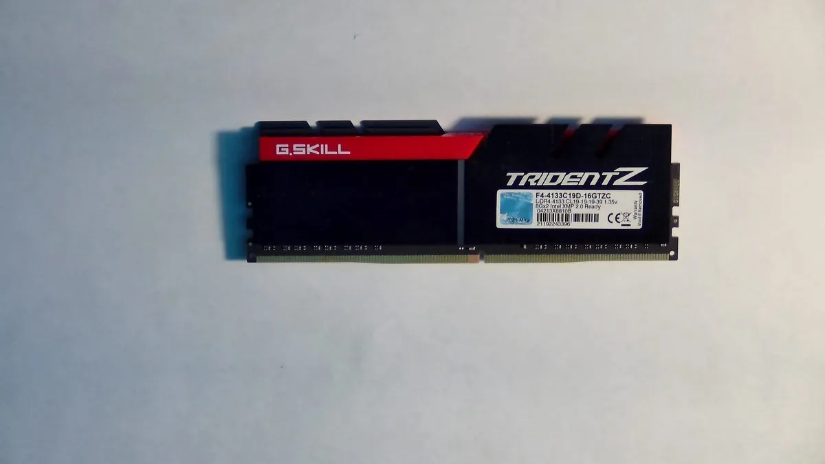 G.Skill 8GB DDR4 4133MHz UDIMM Desktop Memory — photo of our stock